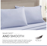 Gioia Casa Bamboo Cotton Blend All Season Bedding Set - Silver - Queen Size