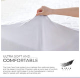 Gioia Casa 100% Ultra-Soft Cotton Quilted Anti-Microbial Mattress Cover Protector - King Size
