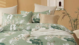 Print Microfibre Quilt Cover Set - Ultra Soft with Zipper Closure (Laura, King Size)
