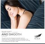 Gioia Casa 100% (3Pcs) Cotton Vintage Washed Bed Quilt Cover Set - Dark Indigo - King Size