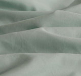 Vintage Washed Microfibre Sheet Set (Sage, King)