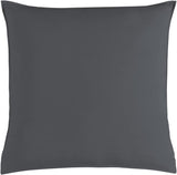 Gioia Casa Vintage Washed 100% Cotton European Pillowcase - Luxurious European Pillow Cover - Charcoal - 1 Pc