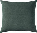 Gioia Casa 100% Jersey Cotton Soft Breathable Fabrication Stretch European Pillowcase - Forest Green