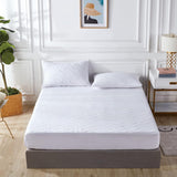 Gioia Casa 100% Ultra-Soft Cotton Quilted Anti-Microbial Mattress Cover Protector - Super King Size