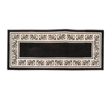 Newton Rubber Backed Non Slip Bath Runner 50 x 120cm Coffee