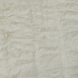 Harper Soft Ruched Pattern Faux Fur Throw Rug 127 x 152 cm Ivory