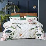 Bianca Indi White Polyester Coverlet Set Queen/King