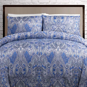 Big Sleep Kingston Blue Quilt Cover Set Double