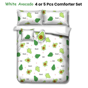Ramesses White Avocado Kids Advventure 5 Pcs Comforter Set Double