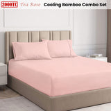Ramesses Tea Rose 2000TC Cooling Bamboo Combo Set King Single