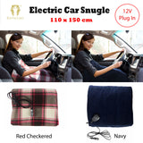 Ramesses Electric heated Car Snuggle 110 x 150 cm Navy