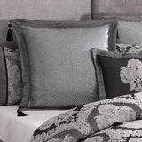 Davinci Emerson Granite Woven Jacquard Quilt Cover Set King