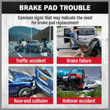 SEDY Car Brake Caliper Tool 360° Swing Ratchet Wrench Car Wheel Piston Spreader