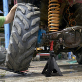 HORUSDY 2Pcs 6 Ton Jack Stands Double Lock Adjustable Truck Ratchet Lift Hoist