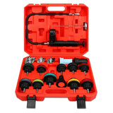 18PCS Radiator Pressure Tester Coolant Purge Refill Vacuum Cooling System Kit
