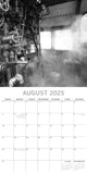 Steam Trains 2025 Square Wall Calendar 16 Months Premium Planner Christmas Gift