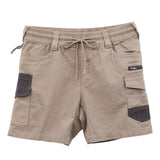 Mens Cargo Cotton Work Shorts 10 Pockets Tradies Utility Pants Workwear Trousers, Khaki, 36