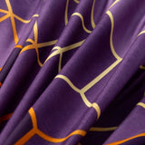 Erena Purple Quilt/Doona/Duvet Cover Set - King Size