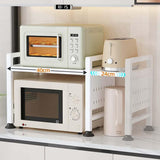 Multifunctional Microwave Shelf Storage Cutlery Tray Spice Holder Kitchen Rack