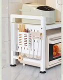 Multifunctional Microwave Shelf Storage Cutlery Tray Spice Holder Kitchen Rack