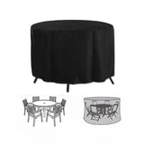 Outdoor Furniture Round 1.28M/1.85M/2.3M Cover Waterproof Garden Table Shelter - 230*110cm