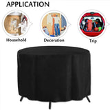 Outdoor Furniture Round 1.28M/1.85M/2.3M Cover Waterproof Garden Table Shelter - 230*110cm