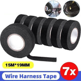 7 Rolls Automotive Wire Loom Harness Tape Cloth Electrical Insulation Noise Damping In Australia - Darrahopens