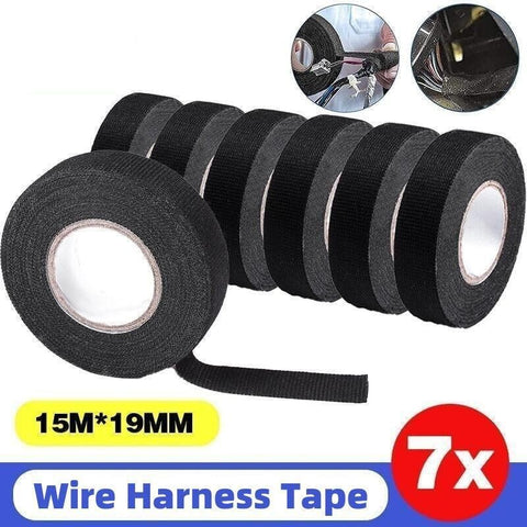 7 Rolls Automotive Wire Loom Harness Tape Cloth Electrical Insulation Noise Damping In Australia - Darrahopens