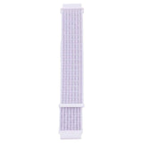 20mm Nylon Braided Sport Loop Velcro Watch Band Strap Compatible Replacement - Red-Black