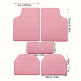5Pcs Car Floor Mat Universal PVC Leather Carpet Vehicle Protective Floor Mat In Australia - Darrahopens