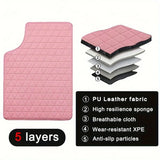 5Pcs Car Floor Mat Universal PVC Leather Carpet Vehicle Protective Floor Mat In Australia - Darrahopens