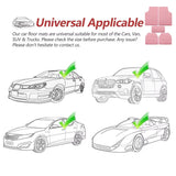 5Pcs Car Floor Mat Universal PVC Leather Carpet Vehicle Protective Floor Mat