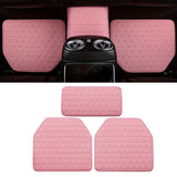 5Pcs Car Floor Mat Universal PVC Leather Carpet Vehicle Protective Floor Mat
