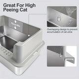 5-Piece Grey Cat Litter Box Set