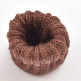 24Pcs Knitted Table Chair Leg Socks Sleeve Floor Protector Furniture Feet Covers - Black