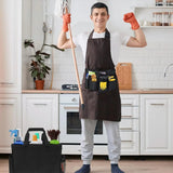 Multi Function Large Capacity Cleaning Tool Storage Bag with Adjustable Strap