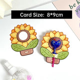 180pcs Cartoon Pattern Children's Lollipop Decorative Paper Cards Party Favors