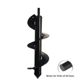 Power Garden Spiral Plant Auger Earth Planter Drill Bit Post Hole Digger Tool - 80*600MM (1kg)