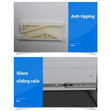 2 Drawer Lockable Steel File Cabinet Office Storage Document Organiser Secure
