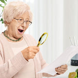15X Handheld Magnifying Glass 60mm Optical Lens for Reading Jewelry Hobby