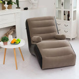 Inflatable Lazy Sofa Portable Outdoor Air Chair Sleeping Bed Lounger for Camping