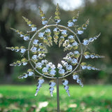 98CM Kinetic Metal Wind Spinner Garden Windmill Outdoor Sculpture Decoration