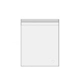 100Pcs Self-Adhesive Clear Opp Cellophane Bags with Air Hole - 40*46+4cm
