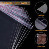 100Pcs Self-Adhesive Clear Opp Cellophane Bags with Air Hole - 7*9+3cm