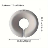 Memory Foam Face Plank Pillow Support Pad Comfort Cushion for Spa and Massage - Grey