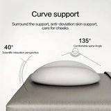 Memory Foam Face Plank Pillow Support Pad Comfort Cushion for Spa and Massage - Grey