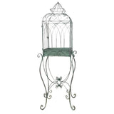 Iron Balcony Plant Stand Floor Rack Metal Garden Display Shelf Garden Decoration