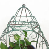 Iron Balcony Plant Stand Floor Rack Metal Garden Display Shelf Garden Decoration