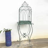 Iron Balcony Plant Stand Floor Rack Metal Garden Display Shelf Garden Decoration