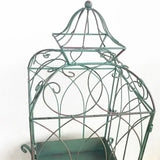 Iron Balcony Plant Stand Floor Rack Metal Garden Display Shelf Garden Decoration
